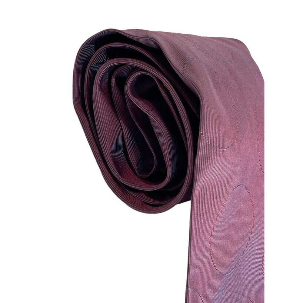 Gucci Men's Lavender & Pink Woven Texture Silk Tie Made in Italy EUC - Picture 2 of 10